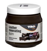 Hnědý krém na kožené sedačky TRG Dark Brown 106  s aplikační houbou zdarma