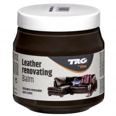 Hnědý krém na kožené sedačky TRG Dark Brown 106  s aplikační houbou zdarma