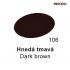 Hnědá barva na semiš 106 TRG Dark Brown